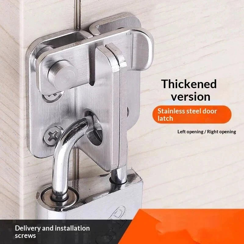 Heavy Duty Stainless Steel Slide Bolt Door Lock & Flip Latch Door Bolt Latch Nixie