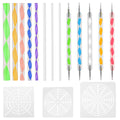 Mandala Dotting Tools Kit – Rock Painting Pens & Stencils Mandala Art Tool Kit Nixie Set A