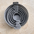 6PC Silicone Air Fryer Mats – Non-Stick & Dishwasher Safe Air Fryer Mats Nixie 6pcs-Grey