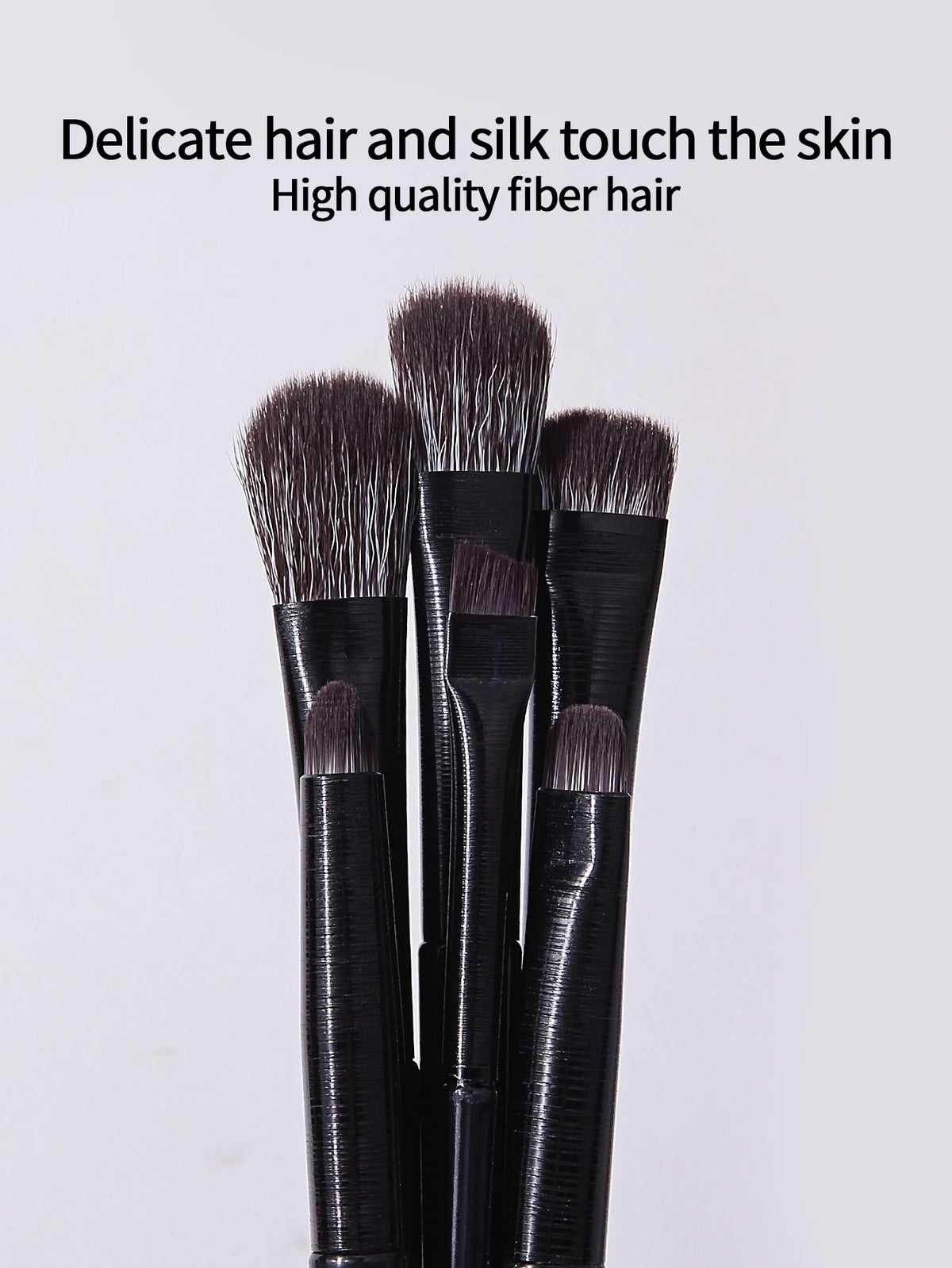 6-Piece Eye Makeup Brush Set – Eyeshadow, Liner & Brow Eye Makeup Brushes Nixie
