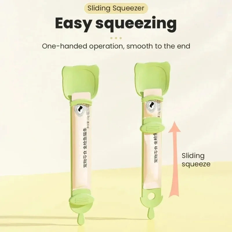 Cat Strip Feeder Spoon – Long Handle Lickable Wet Food Dispenser Cat Food Feeder Nixie