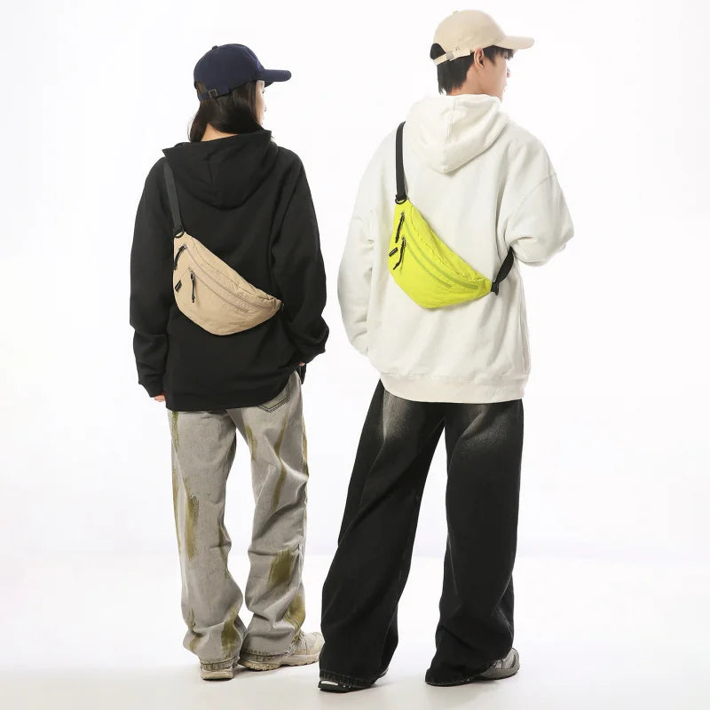 Nixie Nylon Crossbody Chest Bag – Large Capacity Unisex Crossbody Chest Bag Nixie