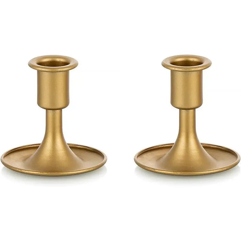 Vintage Metal Chamberstick Candle Holder – Teacup Style