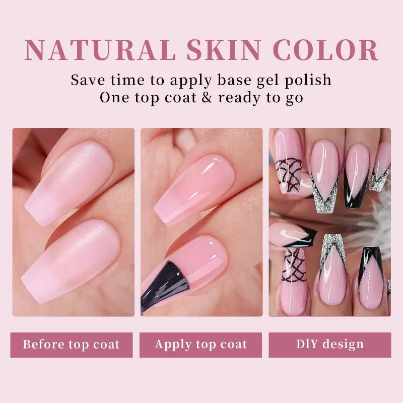 150pcs Press-On Toenails French Square Pink Fake Toe Nails Set Press-On Toenails Nixie