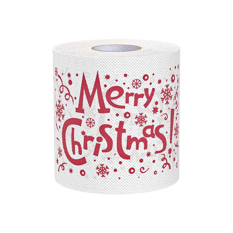 Santa Claus Printed Toilet Paper – Funny Christmas Gag Gift