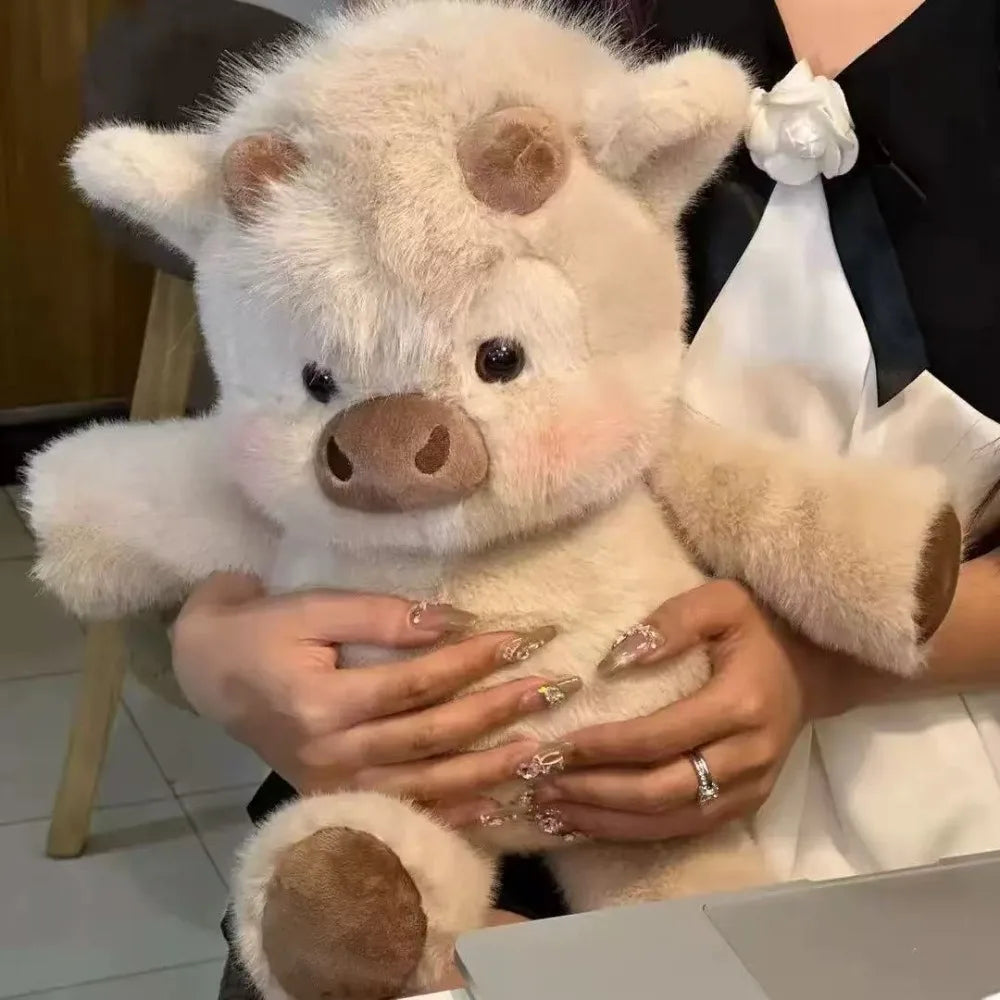 Soft Pig Stuffed Animal Plush Pillow – 17.7" Cute Plush Toy
