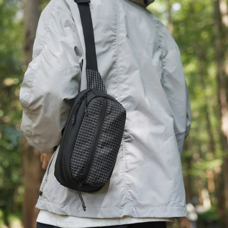 Nixie Crossbody Chest Bag – Unisex Nylon Waist & Shoulder Bag Crossbody Chest Bag Nixie