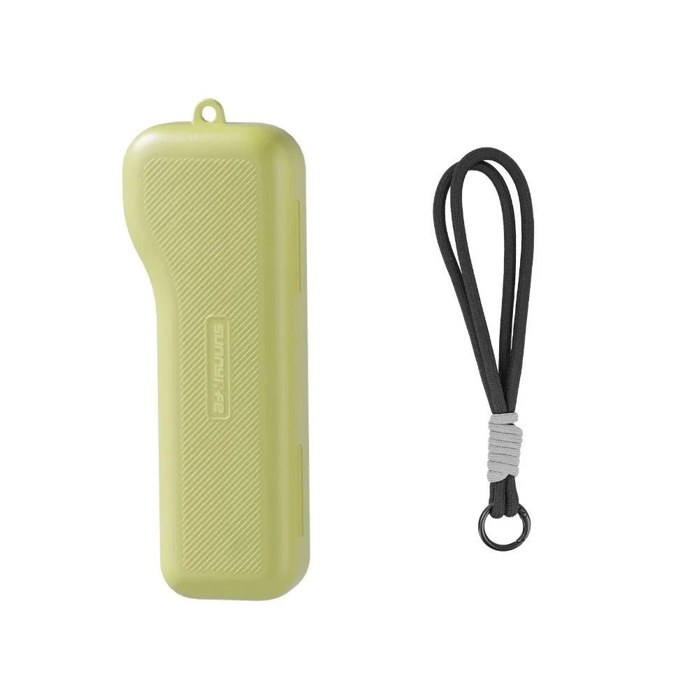 Sunnylife Protective Case with Hand Strap for DJI Osmo Pocket 4P Camera Protective Case Nixie Green