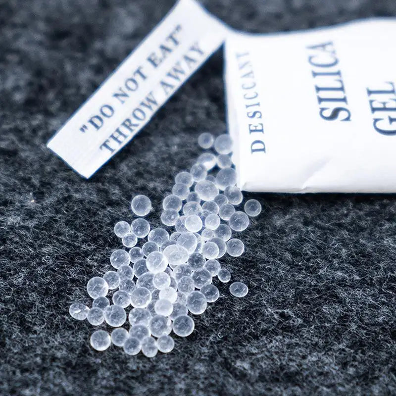 Silica Gel Desiccant 50–500 Packs | Non-Toxic Moisture Absorber Desiccant Moisture Absorber Nixie