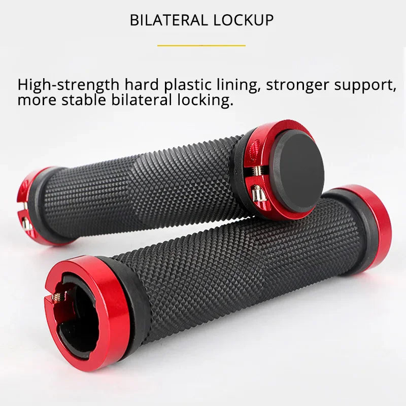 Lock-On MTB BMX Bicycle Handlebar Grips Anti-Slip Rubber Bicycle Handlebar Grips Nixie