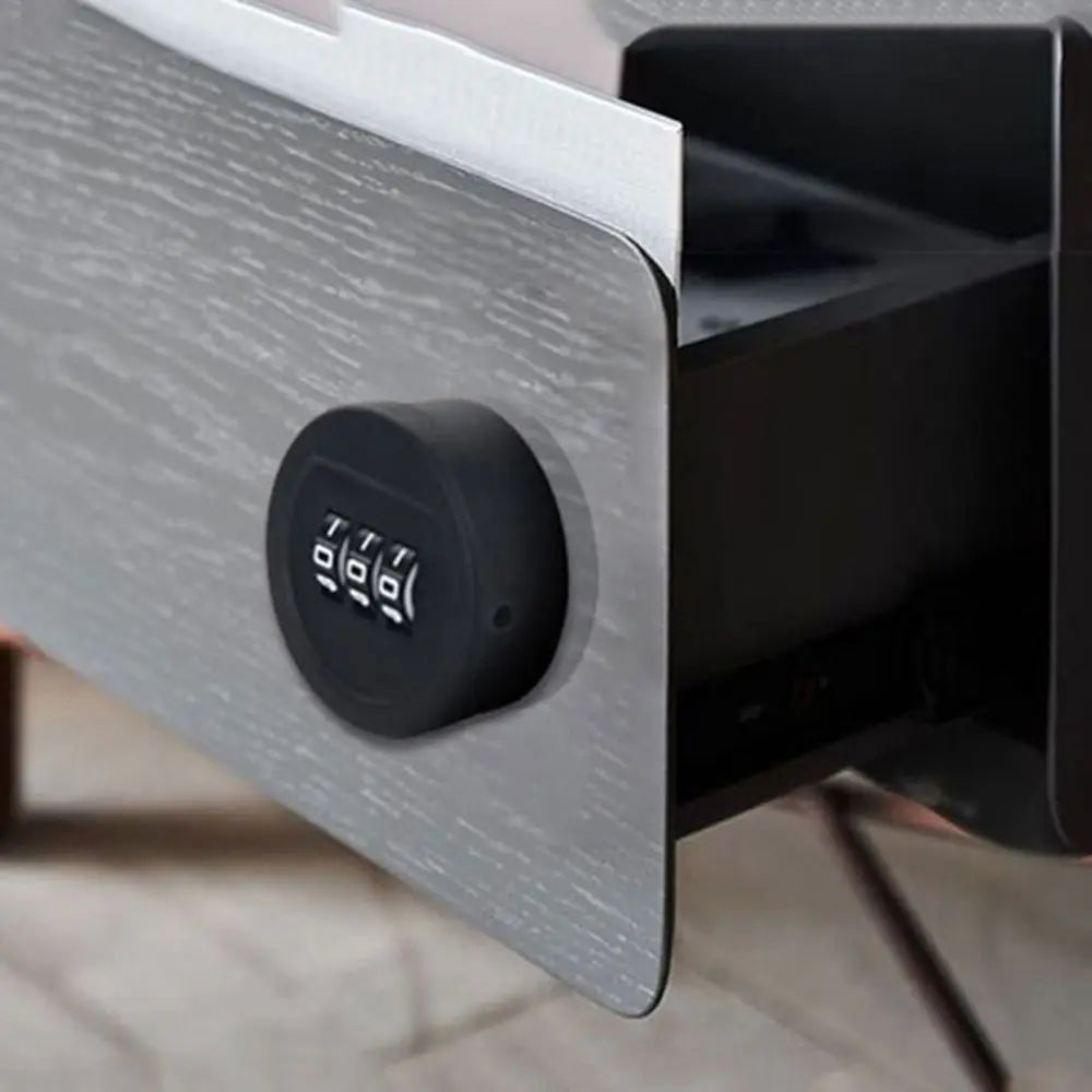 Zinc Alloy 3-Digit Combination Lock for Drawers & Cabinets