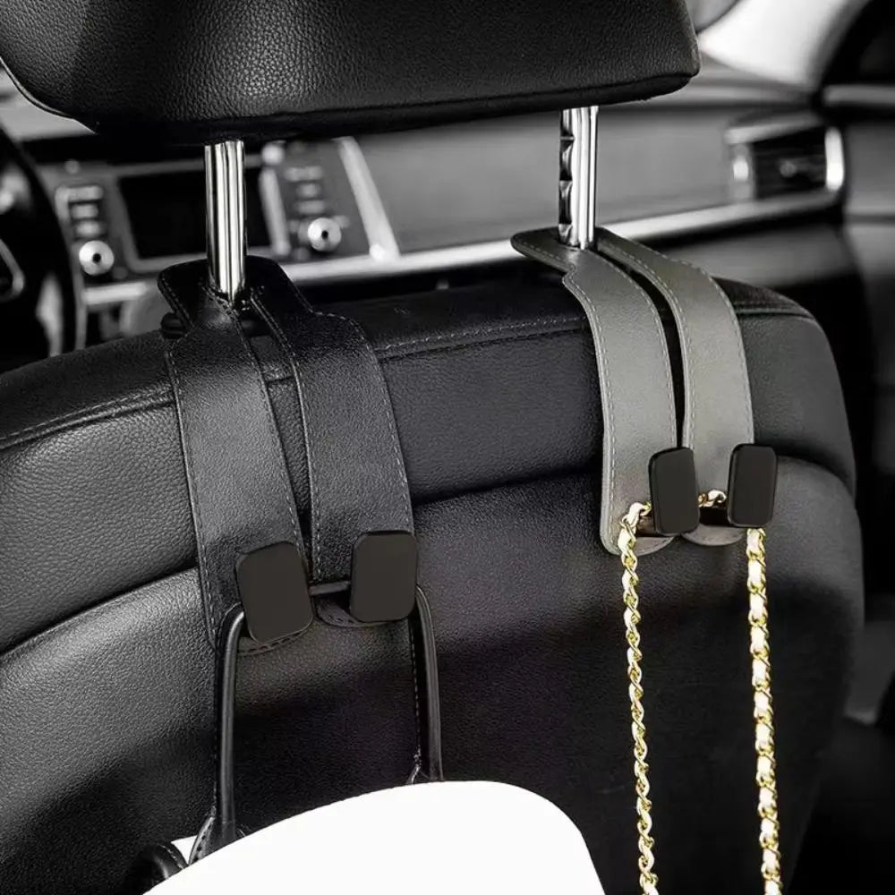 2-in-1 Car Headrest Hook Universal Seat Back Hanger Organizer Car Headrest Hook Nixie