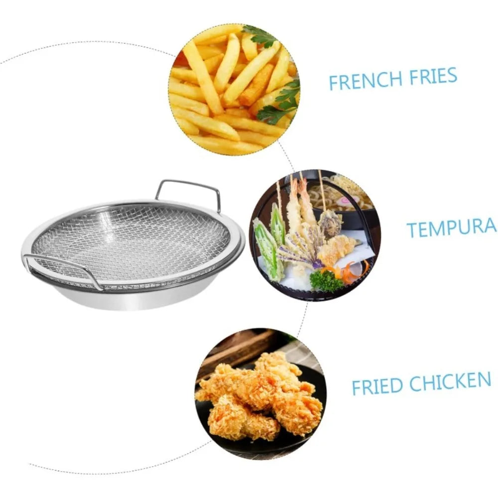 Nixie Stainless Steel Frying Rack with Tray – Foldable Frying Rack & Tray Nixie