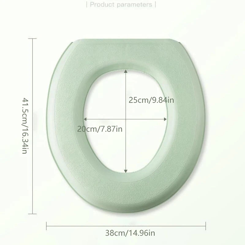 Waterproof Soft Foam Toilet Seat Cover Cushion – Washable O-Shape Toilet Seat Cushion Nixie
