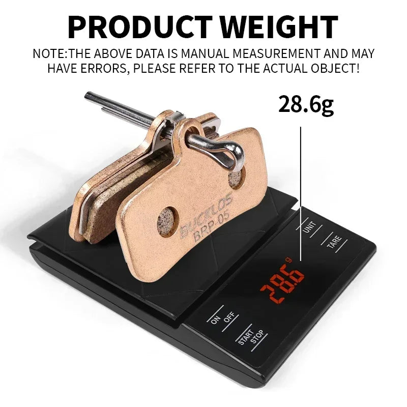 BUCKLOS Sintered-Metal Disc Brake Pads – Shimano D02S/D03S Disc Brake Pads Nixie