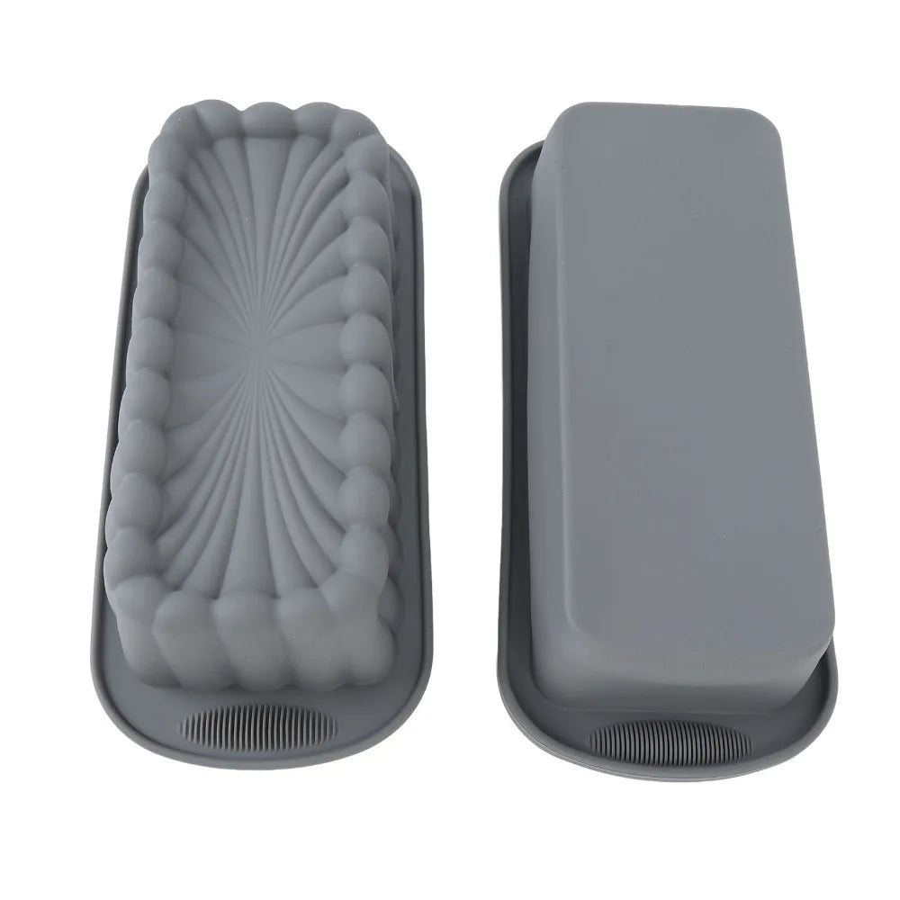 2PCS Silicone Loaf Pan Set – Non-Stick Rectangular Baking Mold