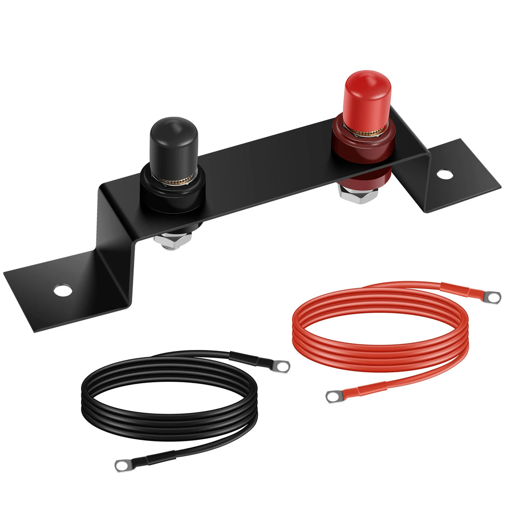 Waterproof Copper Battery Jump Post – Insulated Relocation Kit