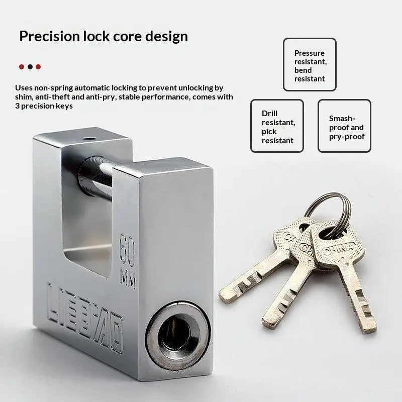 Heavy-Duty Stainless Steel Security Padlock 40–100mm Anti-Theft Security Padlock Nixie