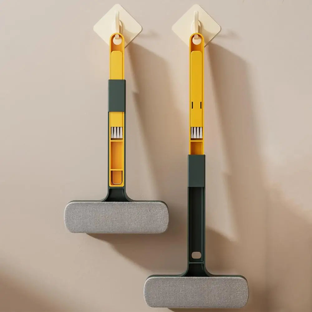 2-in-1 Window Screen Cleaning Brush with Extendable Handle