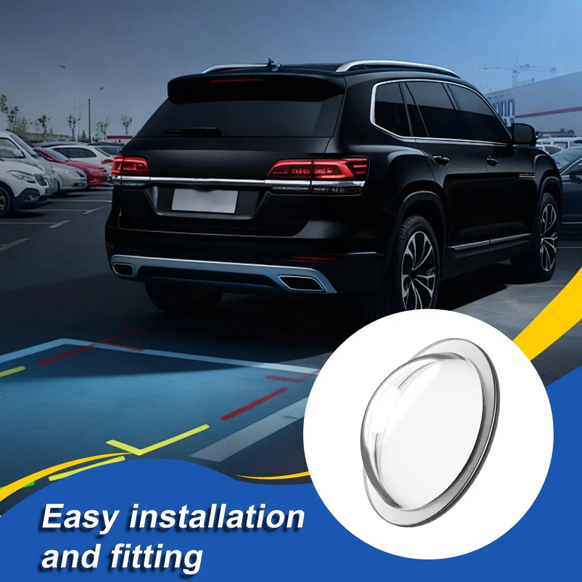 Car Front Camera Lens Protector 2Pcs Anti-Scratch Guard