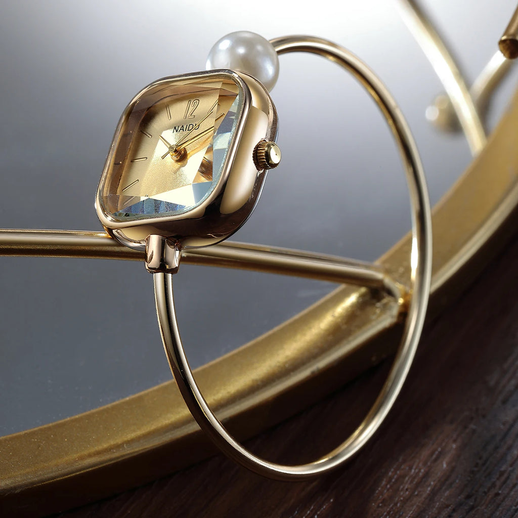 Women's Retro Quartz Wristwatch – Simple Versatile Daily Wear Women's Wristwatch Nixie