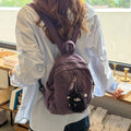 Lightweight Canvas Backpack – Japanese-Style Travel Bag