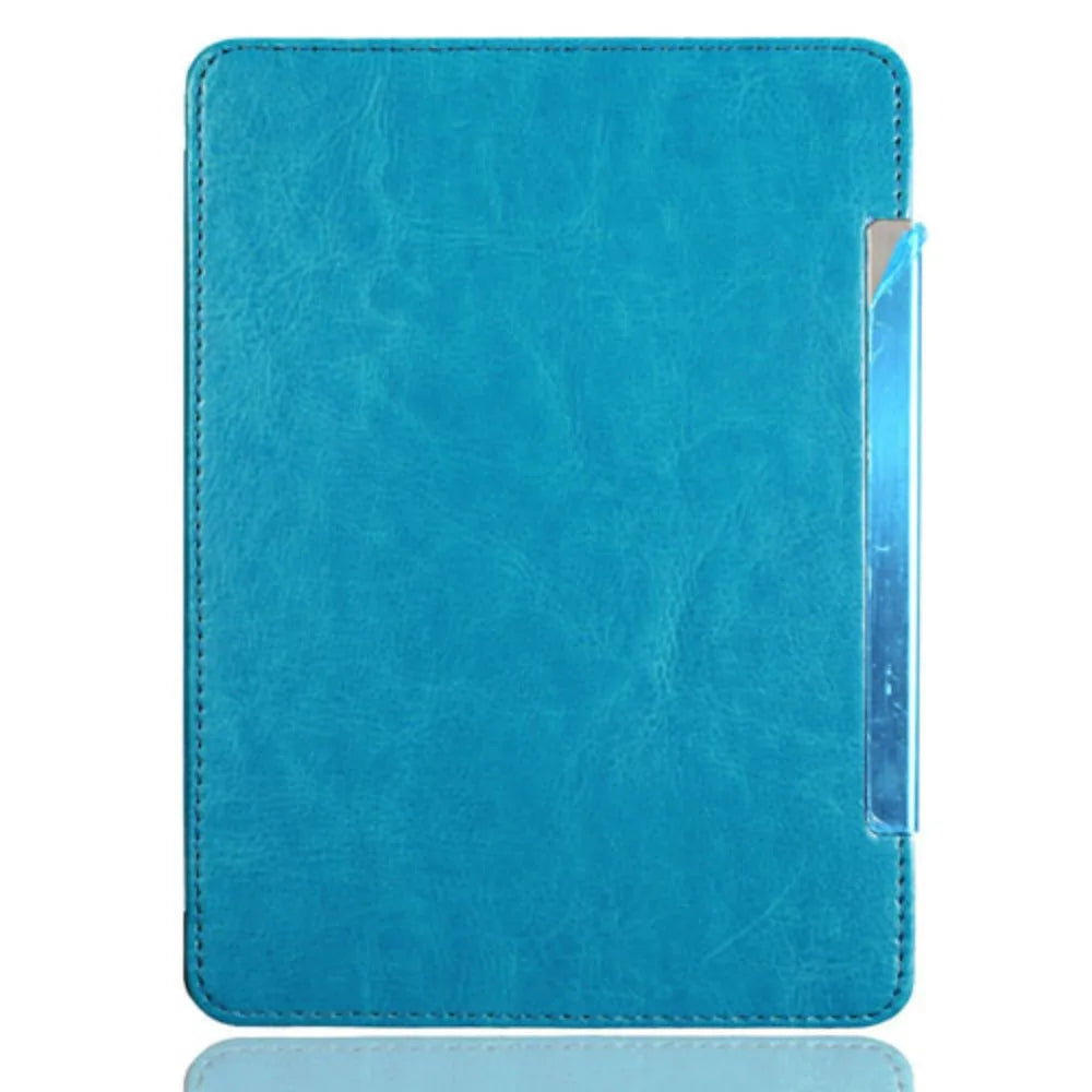 PU Leather Magnetic Folio Case for Kindle 4th/5th Gen D01100 E-Reader Folio Case Nixie Sky Blue