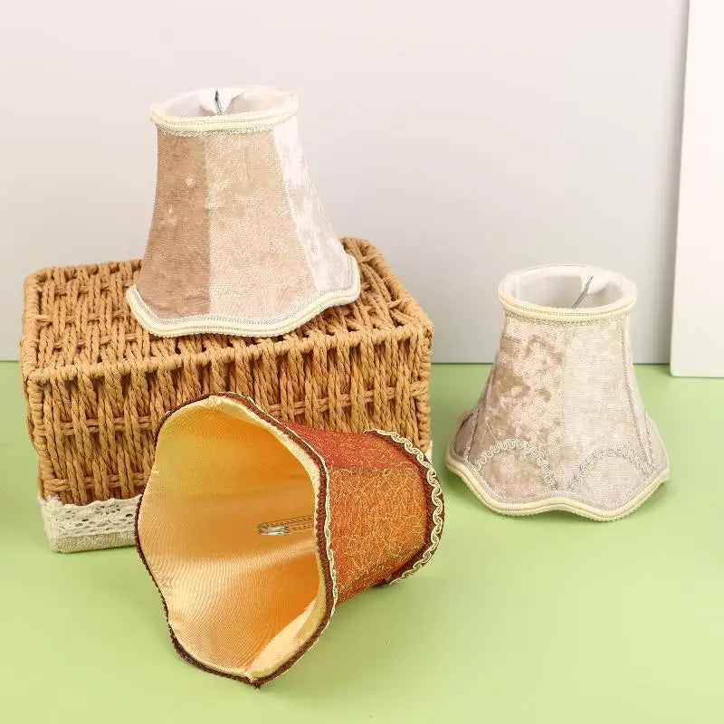 Fabric Lampshade Cover for Chandelier & Wall Lamp | DIY Decor Fabric Lampshade Cover Nixie