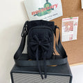 Bowknot Crossbody Phone Bag Women | Stroller Bottle Bag Crossbody Bag Nixie Black