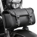 Motorcycle Fork Bag 4-5L PU Leather Waterproof Saddlebag Motorcycle Saddlebag Nixie Black