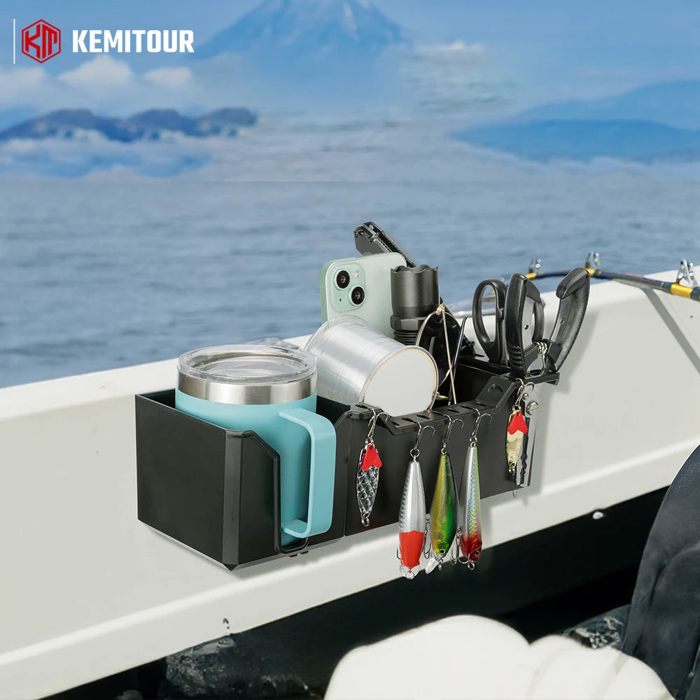 Marine Boat Cup Holder & Storage Caddy Organizer | Universal Marine Caddy Organizer Nixie