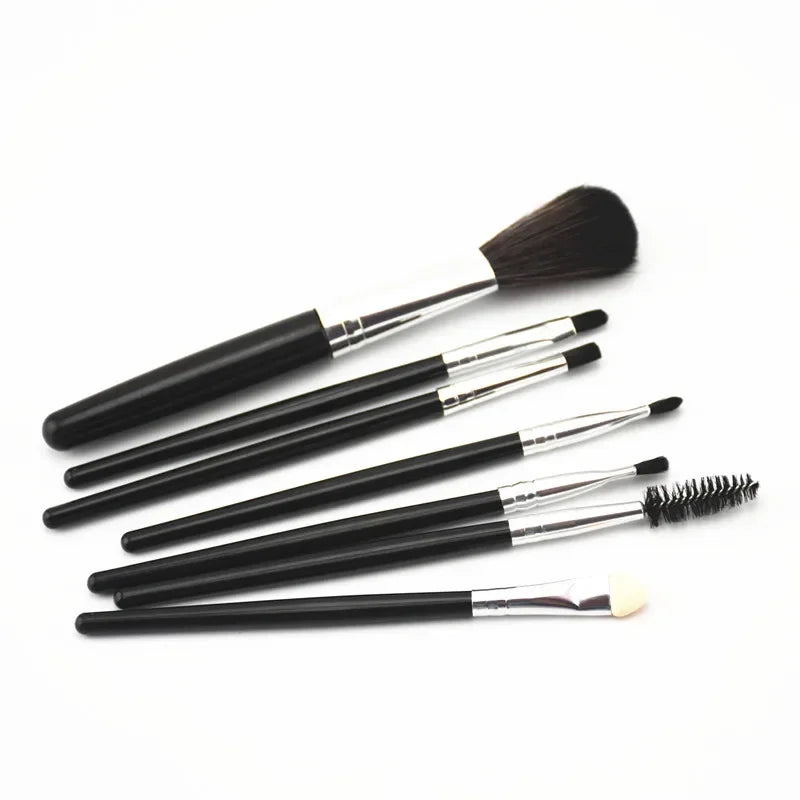 7-Piece Professional Makeup Brush Set | Powder, Blush & Eye
