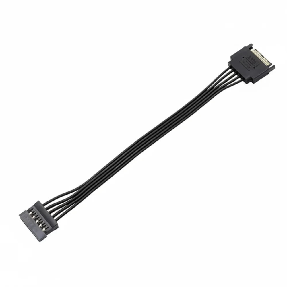 SATA Power Cable Y-Splitter 15-Pin HDD 22/32cm – Nixie