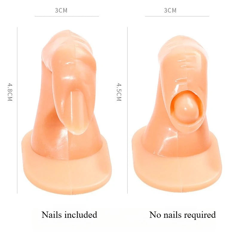 Nail Practice Finger Tool with Display Board | Nixie Nail Practice Tool Nixie