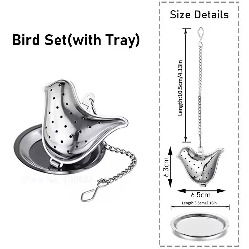 Stainless Steel Tea Infuser Strainer & Herbal Spice Filter