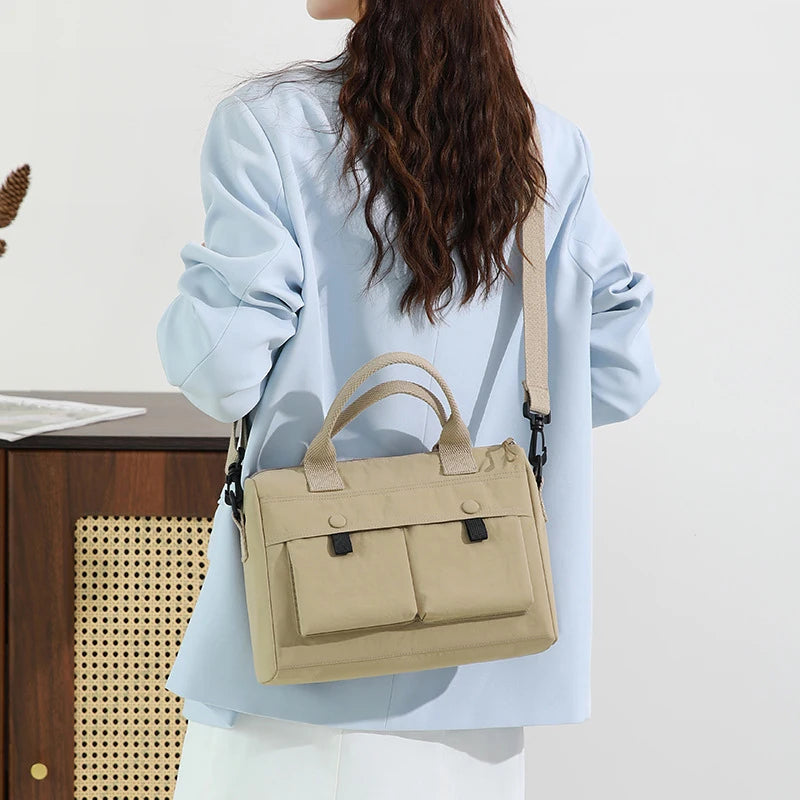 Korean Style Large Tote Crossbody Shoulder Bag – Unisex