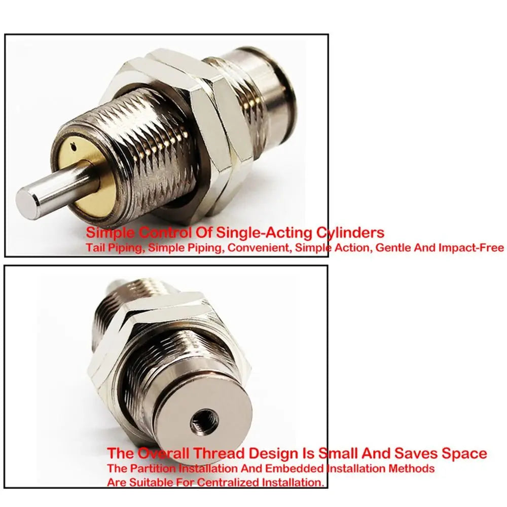 CJPB Mini Pneumatic Cylinder 6/10/15mm Single Acting Metal Pneumatic Cylinder Nixie
