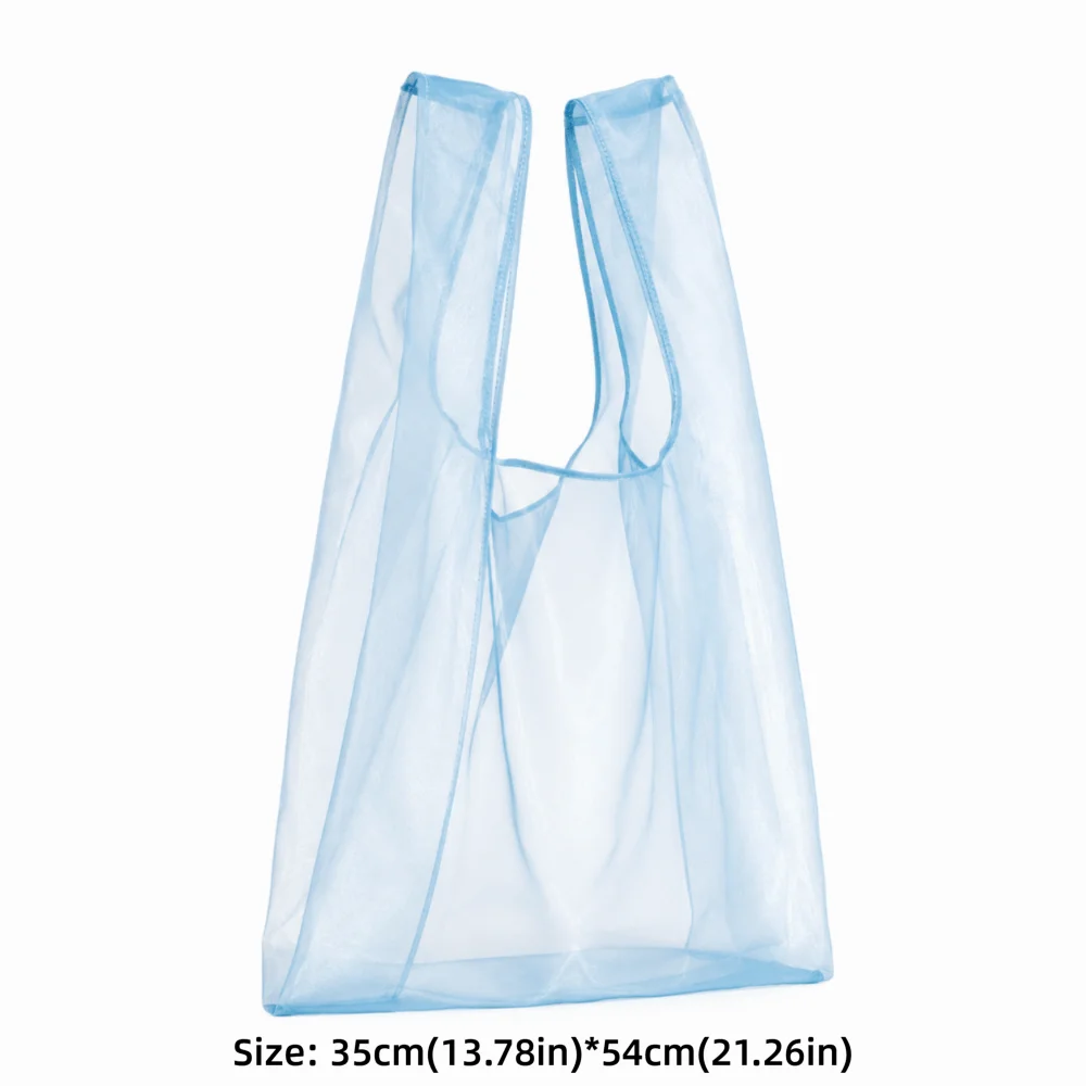 Organza Tote Bag Large Capacity Multicolor Gift & Shopping Bag Organza Tote Bag Nixie