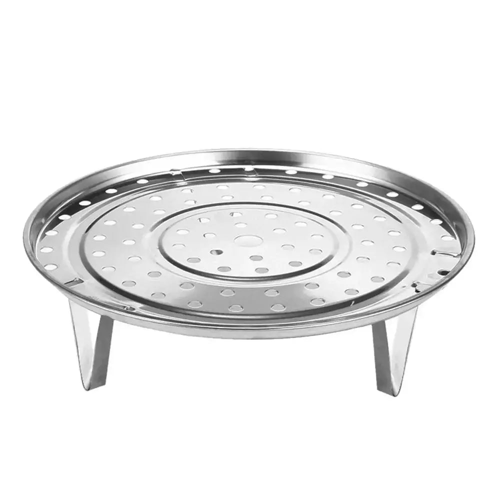 Stainless Steel Steaming Rack Stand – Multi-Size Kitchen Tray