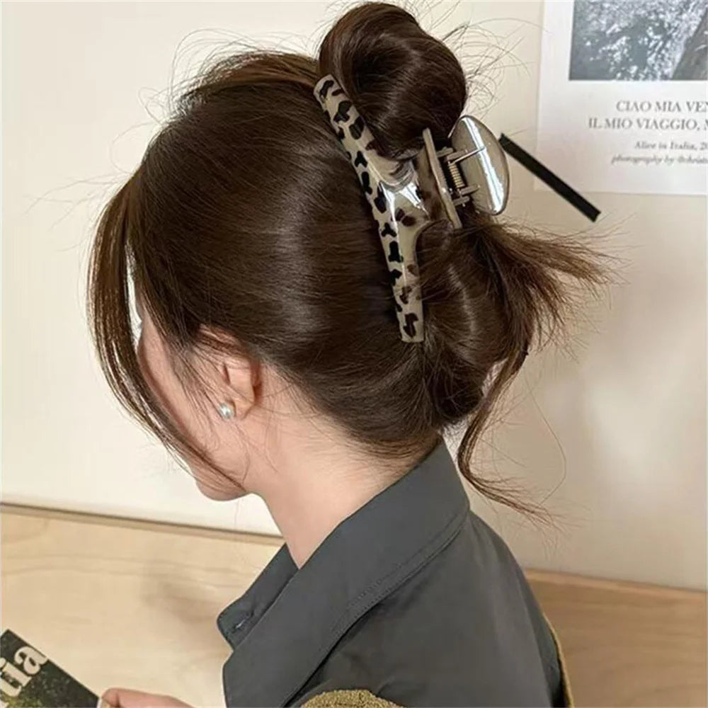 2Pcs Large Hair Claw Clips for Women – Strong Hold, Thick Hair