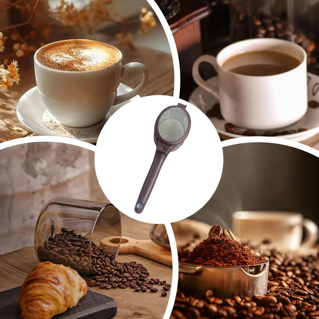 Reusable Fine Mesh Coffee Filter Spoon & Tea Infuser