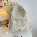 Nixie Color-Block Backpack – Lightweight Hiking & School Bag Hiking Backpack Nixie Beige (Large)