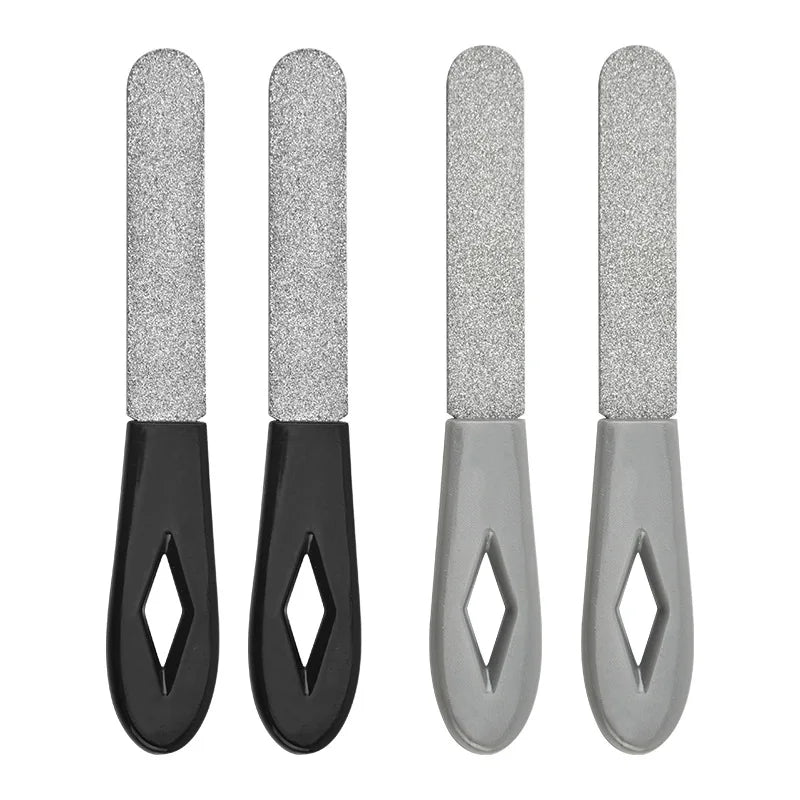 Double-Sided Stainless Steel Nail File & Manicure Buffer Nail File Nixie