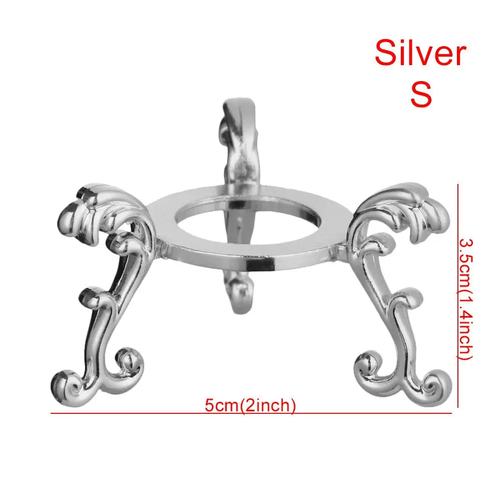 Crystal Ball Metal Base Stand – Sphere Display Holder