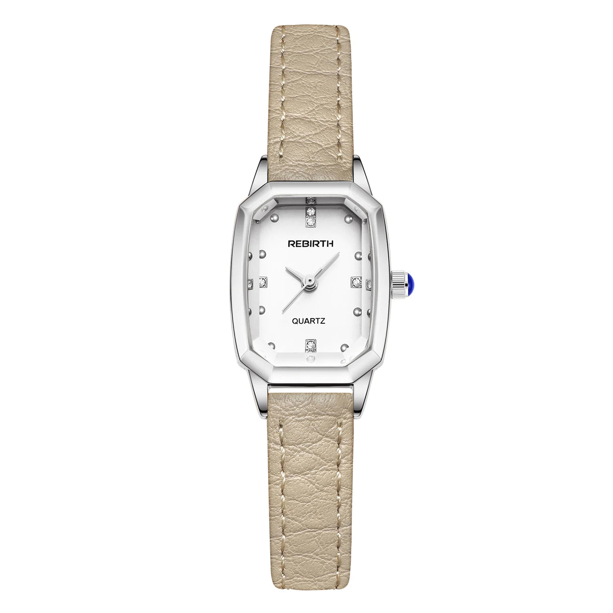 Naidu Women's Quartz Watch – Leather Strap & Roman Numerals Women's Quartz Watch Nixie WHITE