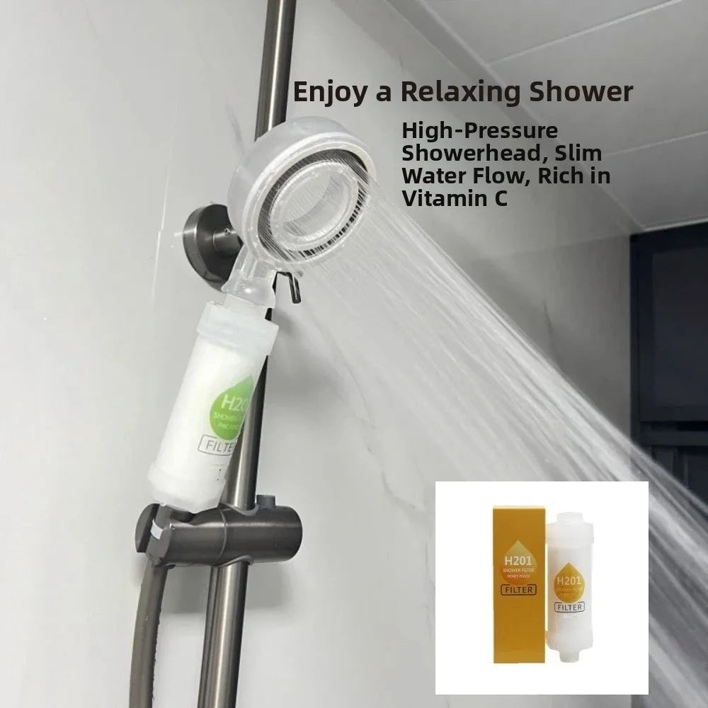 Vitamin C Lavender Shower Head Filter – Spa Water Softener