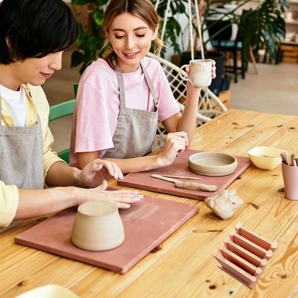 Clay Strip Rolling Mold 0.5–5mm | DIY Pottery Tool