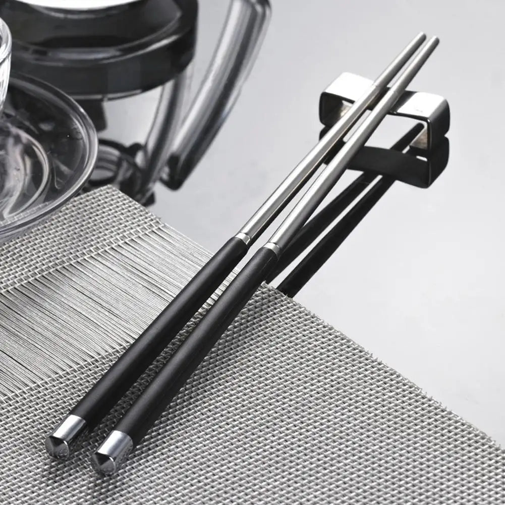 Reusable Stainless Steel Chopsticks – Japanese & Korean Style Reusable Chopsticks Nixie 24.3cm x 0.7cm