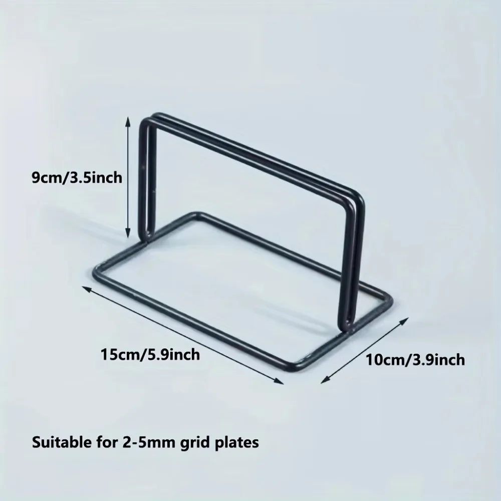 Modern Metal Grid Display Rack with Desktop Stand Base Grid Display Stand Nixie
