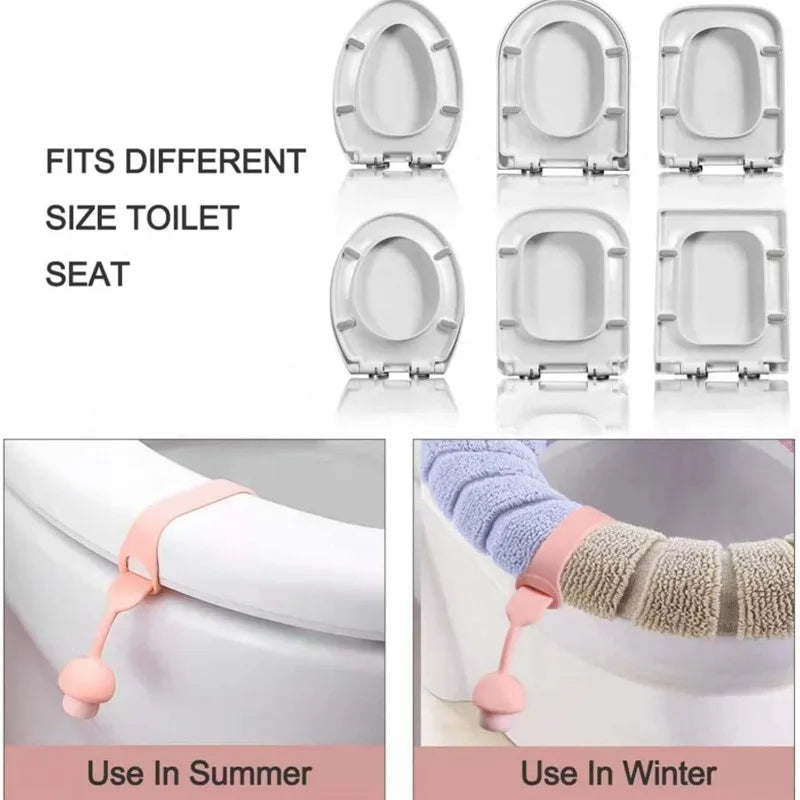 10Pcs Silicone Toilet Seat Lifter No-Touch Lid Handle Toilet Seat Lifter Nixie